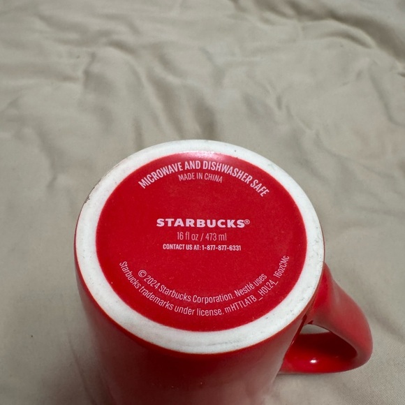 Starbucks Bold Red Mug 16oz - Picture 3 of 3